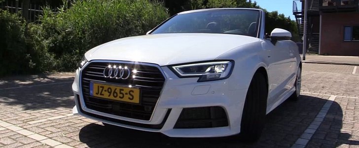2017 Audi A3 Cabriolet Full Walkaround Video Has Drone Footage
