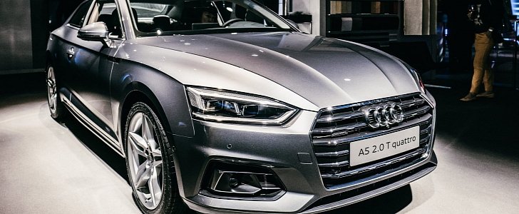 2017 Audi A5/S5 Coupe Shows Up in the Metal at German Venues