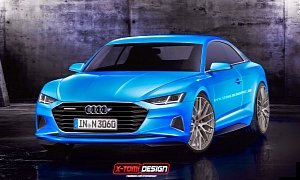 2017 Audi A9 Rendered as Production Coupe Based on Prologue Concept