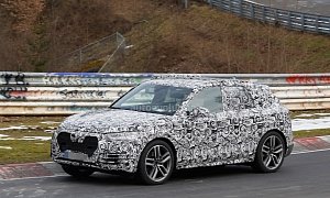 2017 Audi Q5 Shows LED Headlights and Dual Exhaust During Nurburgring Testing