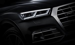 2017 Audi Q5 Shows Matrix LED Headlights and Huge Trunk