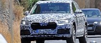 2017 Audi Q5 Spied Next to the New A4 Sedan