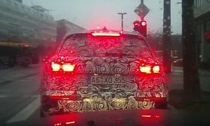 2017 Audi Q5 Test Prototype Spied in Germany While in Traffic