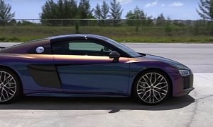 2017 Audi R8 Gets Crazy Color Flip Thanks to DipYourCar