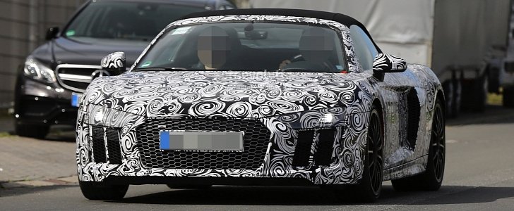 2017 Audi R8 Spyder Spyshots