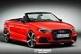2017 Audi RS3 Cabriolet Would Be Really Heavy and Expensive