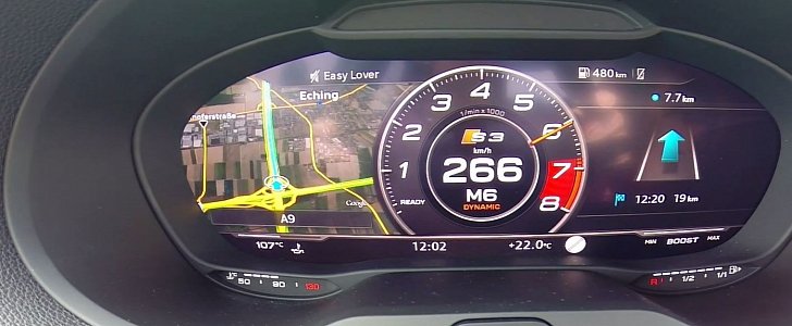 2017 Audi S3 Reaches 266 km/h in Speed Test, New Features Discussed