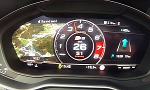 2017 Audi S5 Coupe and S4 Sedan Subjected to Acceleration Test