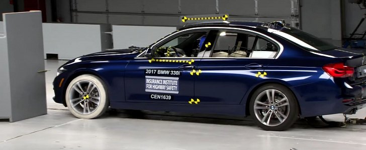 2017 BMW 3 Series Gets Top Safety Pick+ from IIHS After Acing Small Overlap
