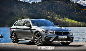 2017 BMW 5 Series Cross Touring Rendering is an A6 allroad Lookalike