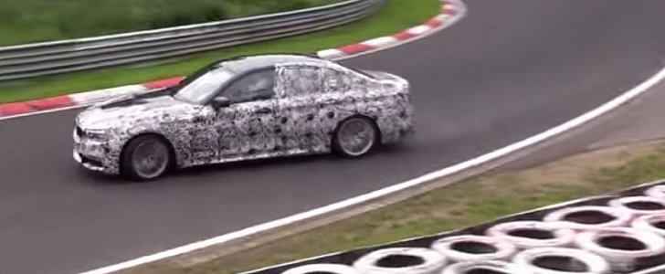 2017 BMW 5 Series G30 Drifts During Nurburgring Testing