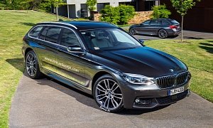 2017 BMW 5 Series (G31) Touring Rendering Looks Very Accurate