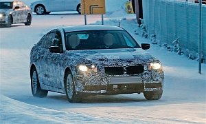 2017 BMW 5 Series GT Looks Less Awkward Testing in Snow-Covered Sweden <span>· Photo Gallery</span>