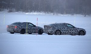 2017 BMW 5 Series GT Spied Testing Alongside BMW G30 5 Series