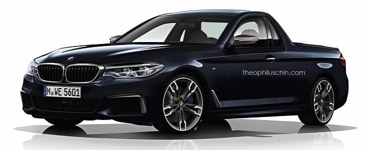 2017 BMW 5 Series Ute Looks Like it Can Set Speed Records Down Under
