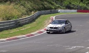 2017 BMW 550i (G30) Gets Burbly & Squealy On the Nurburgring