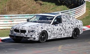 2017 BMW G30 5 Series Plug-In Hybrid Begins Nurburgring Tests