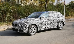 2017 BMW X2 First Spy Photos Show Production Design of X1-Based Sport Activity Coupe
