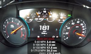 2017 Camaro ZL1 10-Speed Auto 0-180 MPH Real-World Acceleration Test Is Stunning