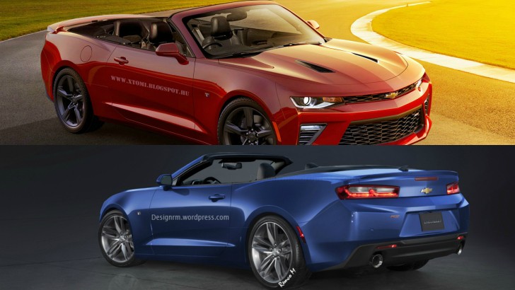 2017 Chevrolet Camaro Convertible renderings by X-Tomi and Remco M