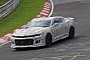 2017 Chevrolet Camaro ZL1 Shows Up on Nurburgring, Spied Prototype Loud as Hell