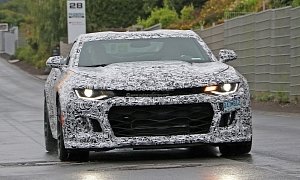 2017 Chevrolet Camaro ZL1 Spied, Expect an 11s Quarter Mile Time
