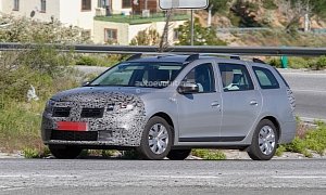 2017 Dacia Sandero Facelift & 2017 Dacia Logan MCV Facelift Spied