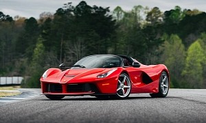 2017 Ferrari LaFerrari Aperta Gets Listed With 161 Miles, Promptly Sparks Bidding Contest