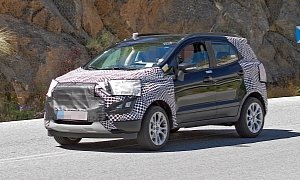 2017 Ford EcoSport Facelift Spied in Europe, Borrows Styling Cues From the Edge