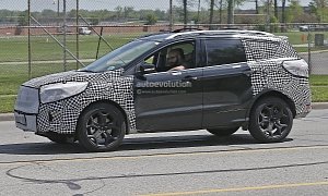 2017 Ford Escape (2016 Ford Kuga) Spied, Borrows 2015 Ford Edge Design Cues