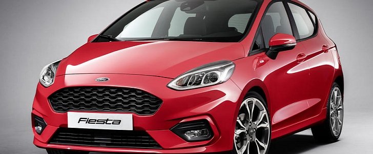 2017 Ford Fiesta (2018 Ford Fiesta for U.S. market) in ST-Line guise