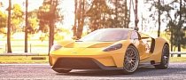 2017 Ford GT Gets HRE Wheels in Astounding Rendering