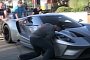 2017 Ford GT Gets Pushed and Wheel-Steered by Hand at Monterey Car Week
