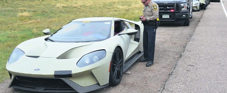 2017 Ford GT Prototypes Pulled Over For Speeding in Colorado
