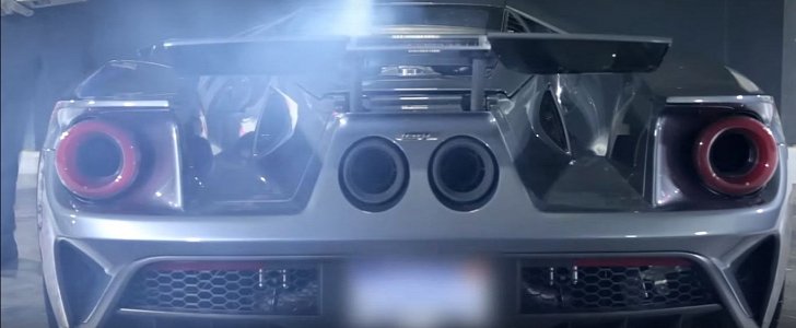 2017 Ford GT in the wind tunnel