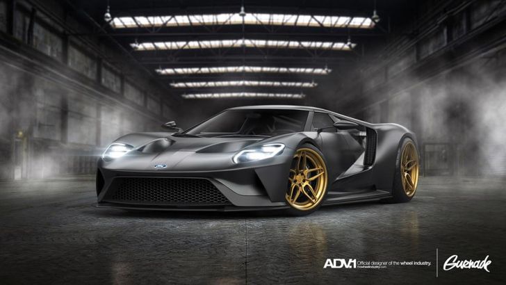 2017 Ford GT Rendered on ADV.1 Wheels