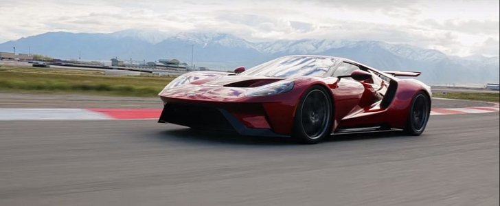 2017 Ford GT on the track