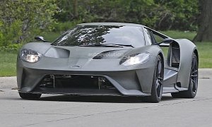 2017 Ford GT Test Mule Spied, Looks Apocalyptic Sans Paint