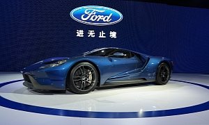 2017 Ford GT’s V6 EcoBoost Makes Sense in Shanghai - Live Pictures