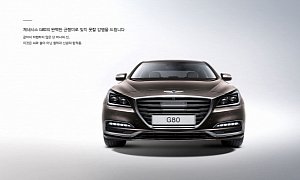 2017 Genesis G80 Unveiled at 2016 Busan Auto Show Alongside G80 Sport