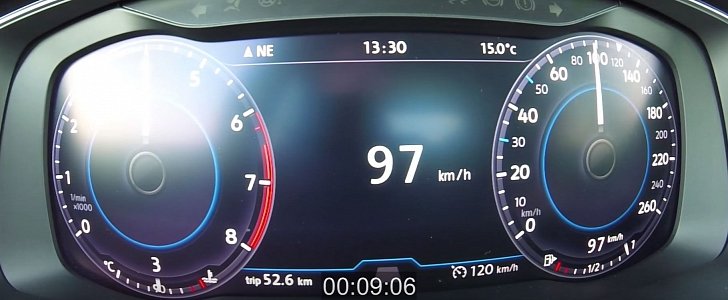 2017 Golf 1.5 TSI (150 HP) Acceleration Test Includes Active Info Display
