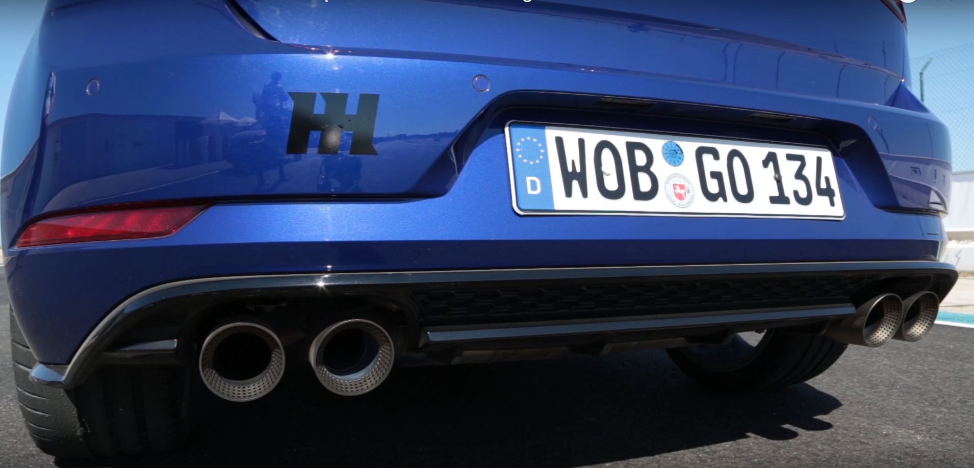 Golf R With Akrapovic Exhaust Sounds
