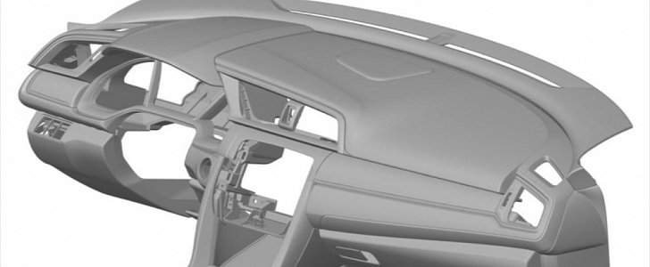 2017 Honda Civic Dashboard Leaked Though Patent Images