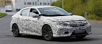2017 Honda Civic Spyshots Reveal Interior Design