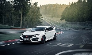 2017 Honda Civic Type R Smashes Front-Wheel-Drive Record At The Nurburgring