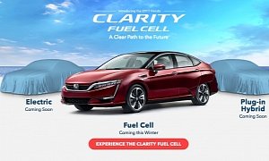 2017 Honda Clarity Fuel Cell Boasts the Longest Range In the Biz: 366 Miles