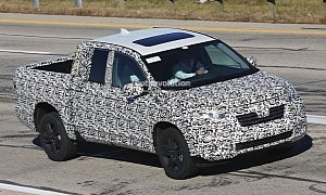 2017 Honda Ridgeline Silhouette Revealed in Latest Spyshots, Looks Tamer
