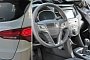 2017 Hyundai Santa Fe Facelift Spyshots Show New Lights and Infotainment System