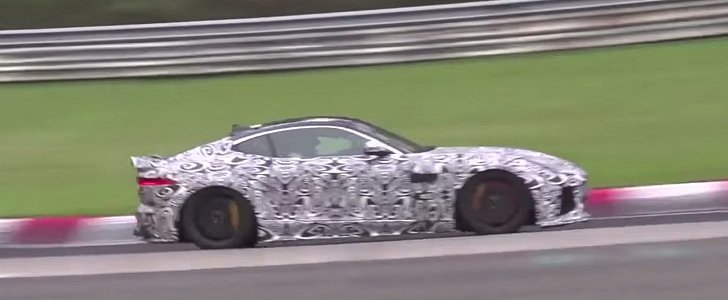 2017 Jaguar F-Type SVR spied on the Nurburgring