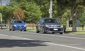 2017 Kia Rio Takes on Mazda2 Hatchback in Australian Review